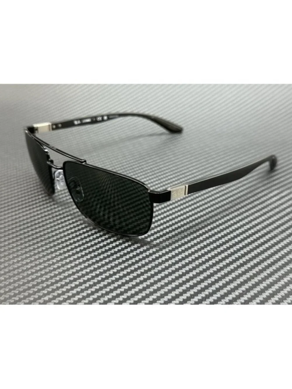 New Ray-Ban Men Black Sunglasses 60-18-145